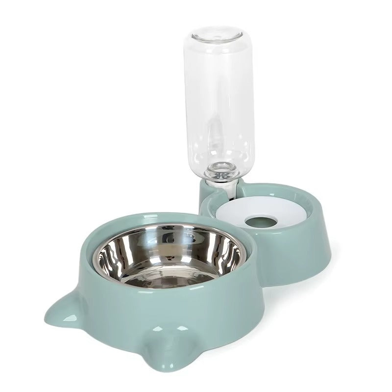 2-in-1 Futternapf für Haustiere: Frisches Wasser und Futter in einem Schritt! 🐾💧