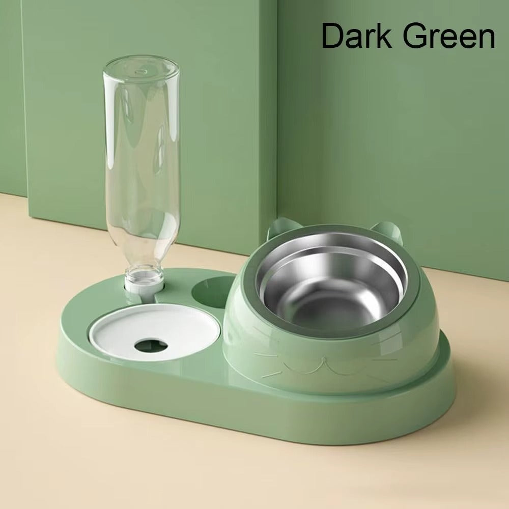 2-in-1 Futternapf für Haustiere: Frisches Wasser und Futter in einem Schritt! 🐾💧